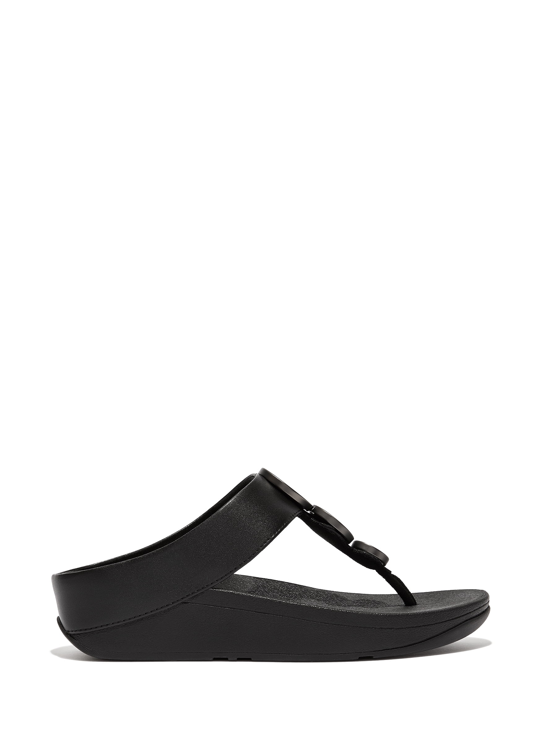 Fitflop Women's Halo Metallic-Trim Toe-Post Sandals