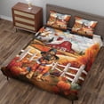 thumbnail image 3 of Thanksgiving Mastiff Pilgrim Grateful, Thankful, Blessed Fall Welcome Quilt Bedding Set Mastiffs Dog Lover Gifts Idea 1 Blanket Bed Cover 2 Pillowcases - 00021, 3 of 5