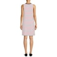 thumbnail image 4 of Time and Tru Women's Sleeveless Knit Swing Dress, Sizes XS-XXXL, 4 of 5
