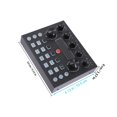 thumbnail image 4 of MERRYHAPY Back to School Mini Game Live Sound Card 1Pack Black Electronic Components For Singing, 4 of 6
