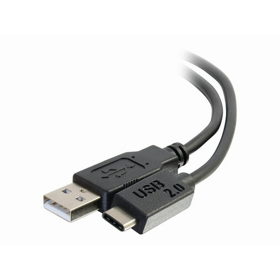 C2G 28870 USB 2.0 USB-C to USB-A Cable, Male to Male Thunderbolt 3, Tablet, Chromebook Pixel, Samsung Galaxy TabPro S, LG G6, MacBook
