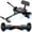 Black, variant on SISIGAD Hoverboard & Go Kart, 6.5" Self Balancing Scooter Hover Board with Seat Bluetooth Wheels LED Lights for Kids Ages 6-12