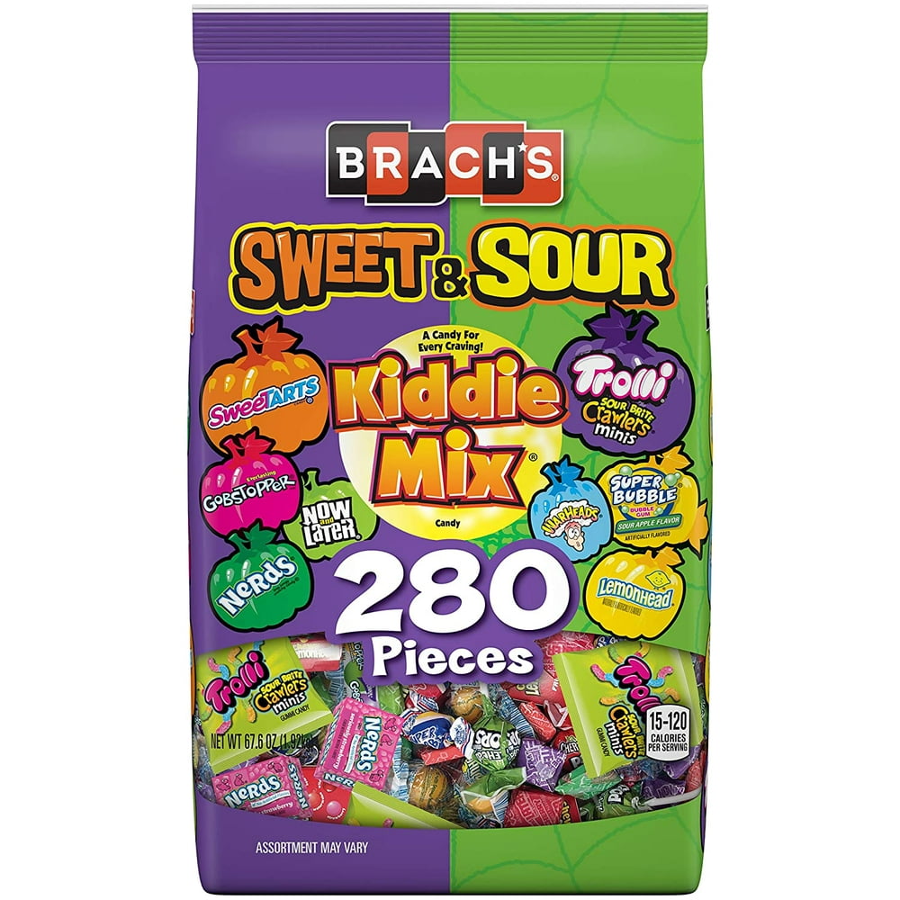 Brachs Sweet & Sour Kiddie Mix Variety Pack Individually Wrapped