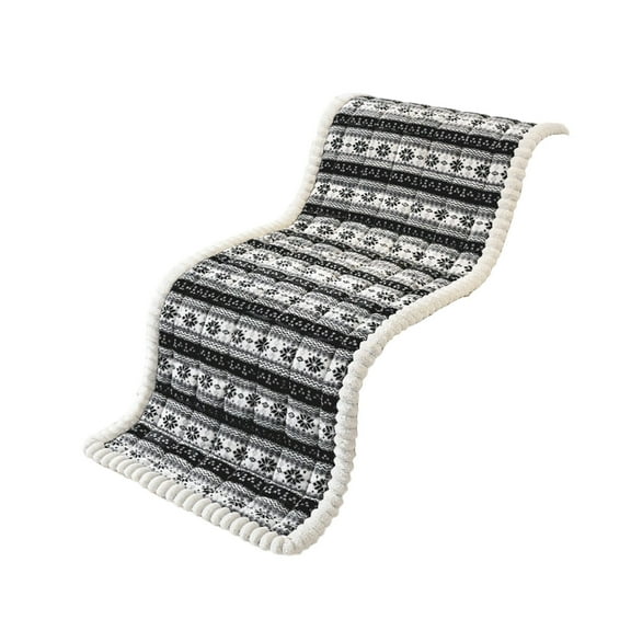 Thickened Sofa Covers, Washable Fuzzy Non Slip Pet Friendly Couch Cover Protector, Winter Soft Plush Furniture Bed Mats (Black, 27.56x27.56in)