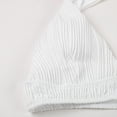 thumbnail image 5 of TOWED22 Women Underwire Bikini Tops - Push Up Swim Top Only Bra Padded Bathing Suit Top Swimsuit Tops White,XL, 5 of 9