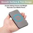 thumbnail image 4 of Uxcell Magnetic Sticker Ring, 6 Pack Universal Magnetic Adapter Ring Metal Magnet Wireless Charging Conversion Kit for Mobile Phone Case Wireless Charger (Brushed Silver), 4 of 7