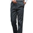 thumbnail image 1 of Guardoinrt Pantalon de Chef Homme Décontracté Ample Pantalon de Cuisinier Mode Uniforme de Serveur Costumes Rayures Zèbre 4TG, 1 of 6