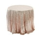 thumbnail image 1 of Mantel de lentejuelas para boda, decorativo, bordado, para hotel (oro rosa), 1 of 7