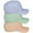 3 Pack - Khaki,Sage,Light Blue, variant on Daxton Premium Mid Profile Hat Semi Curved Visor Structured Cap 3 Pack - Black,Black,Black