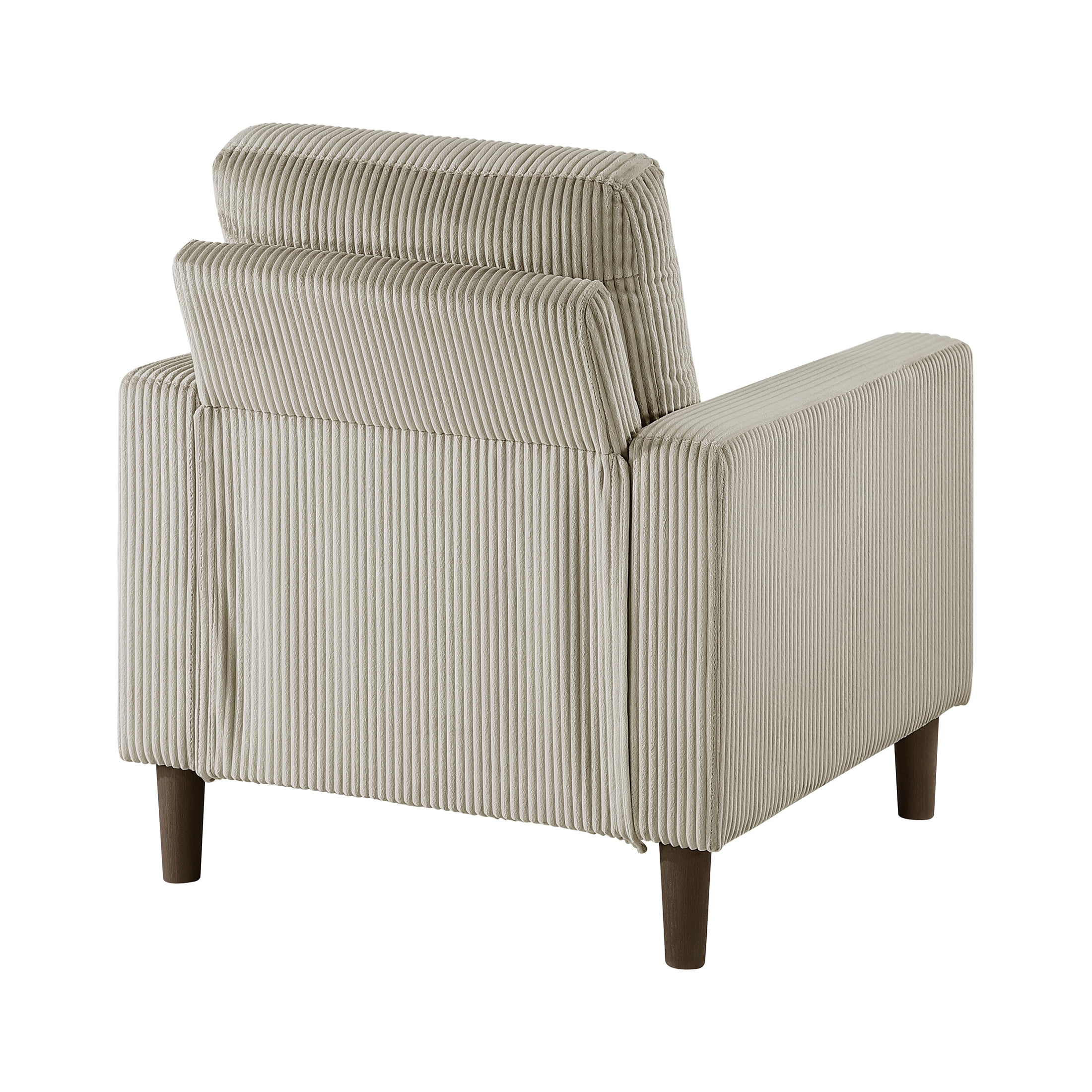 OakvillePark Mapleholt Corduroy Chair, Taupe