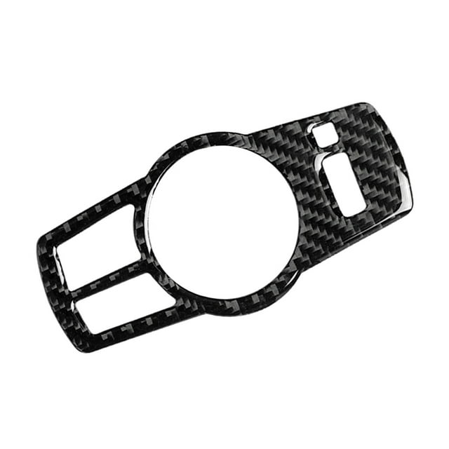 Button Replacement for F10 F07 F01 F25 F26 Carbon Fiber Interior Headlight Shift Button Decorative Cover Car Styling Sticker 5 Series