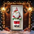 thumbnail image 5 of Dalxymotic Christmas Door Tapestry, Xmas Front Door Hanging Cloth Cover, Christmas Decorations Indoor Outdoor, Winter Indoor Tapestry Cover Decor for Door, Wall, Bedroom, Home, 5 of 9
