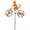Yellow Cat, variant on Spencer 3D Animal Riding Bike Windmill, Cat Dog On Bicycle Wind Spinners Garden Pinwheels Decor with Stake for Home Yard Lawn Patio Decoration
