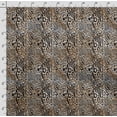 thumbnail image 4 of Soimoi Animal Skin Printed, Poly Canvas Fabric Decor Sewing Fabric By The Yard- 56 Inch Widedecorative Fabric For Curtains Tote Bags - Brown, 4 of 5