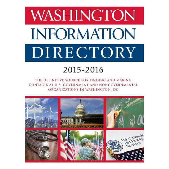 Washington Information Directory 2015-2016, (Hardcover)