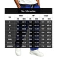 thumbnail image 4 of UDAUDU Mens Cargo Sweatpants Plaid Hiking Loose Fit Drawstring Elastic Waist Trousers Outdoor Hiking Relaxed Fit Sweatpants with Pockets White 2XL, 4 of 8