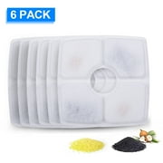 Abody Cat Water Fountain Filters Replacement Filters for Pet Flower Veken Fountain Cat Water Fountain 6PCS