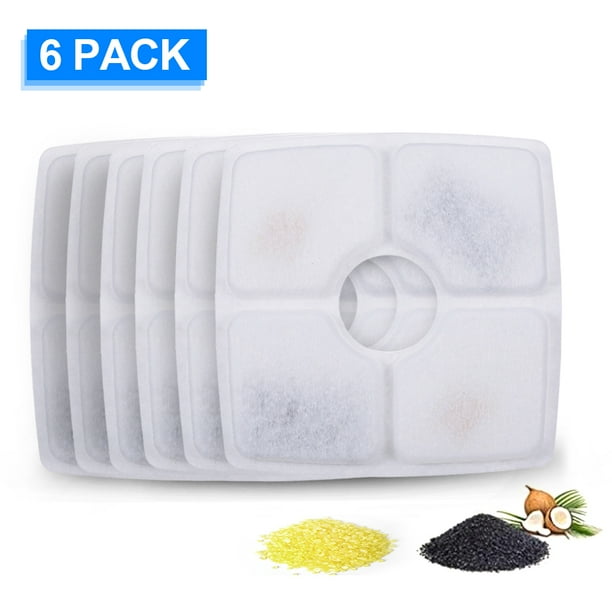 Cat Water Fountain Filters Replacement Filters for Pet Flower Veken