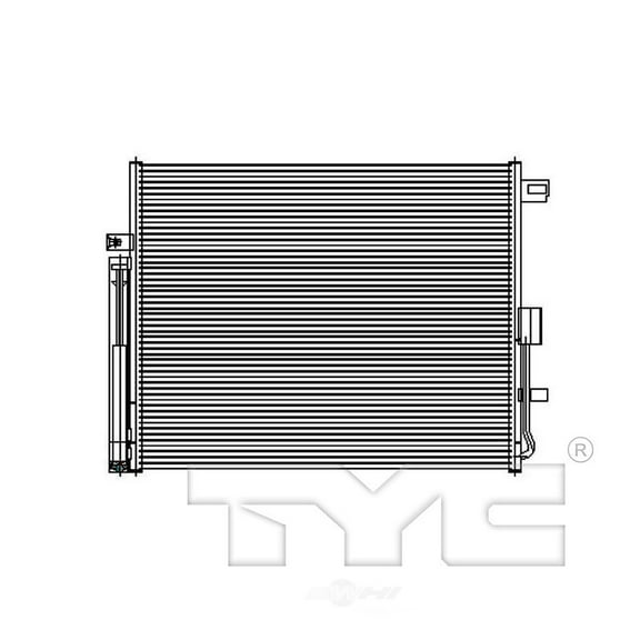 TYC 30044 A/C Condenser Fits select: 2015-2020 DODGE DURANGO