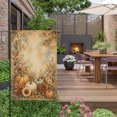 thumbnail image 3 of Thanksgiving Garden Flags For Outdoor, Vintage Fall Pumpkins Botanical Sunflowers Rustic Small Double Side Yard Flags Weather Proof Garden Decor for Lawn Outside Holiday 12 x 18 Inches, 3 of 9