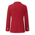 thumbnail image 5 of Vedolay Women Blazer Suit Jacket Casual Long Sleeve Button Down Jacket with Pockets Red,XL, 5 of 5
