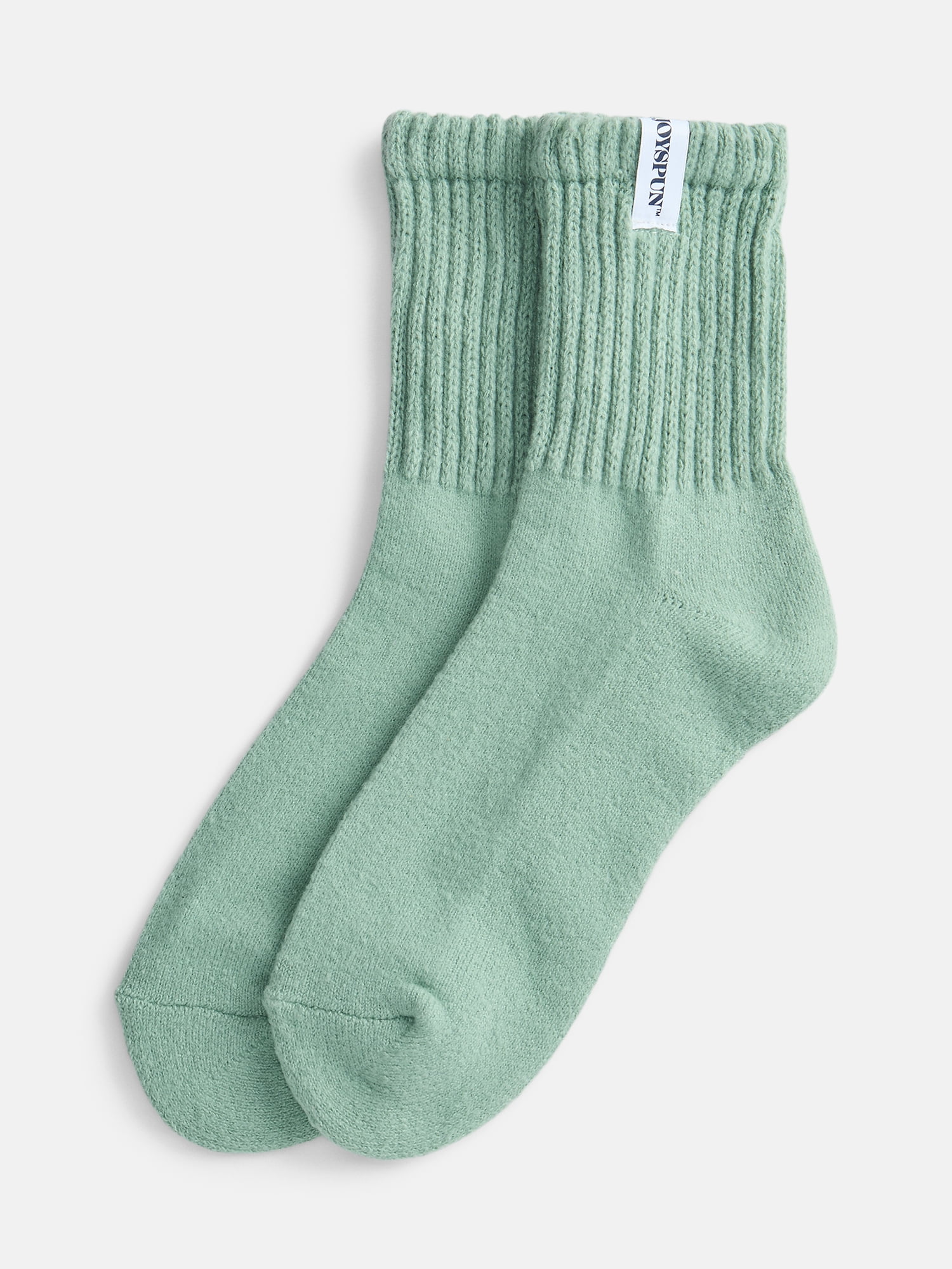 Joyspun Women's Comfort Slouch Ankle Socks, 3-Pack, Size 4-10