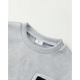 thumbnail image 4 of Kucnuzki 8 Years Big Boys Outfit Set 9 Years Kid Boy Pants Sets Long Sleeves Pullover Sweatshirt Top Pockets Sweatpants 2pcs Clothing Grey, 4 of 9