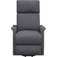thumbnail image 3 of Pemberly Row Fabric Power Lift Recliner with Wired Remote in Charcoal, 3 of 8