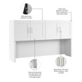 thumbnail image 4 of Hampton Heights 72W Hutch in White - Engineered Wood, 4 of 9