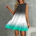 thumbnail image 7 of Xdegoge Clothes Under 5.00 Women Summer Dresses for Women 2025 Sleeveless Crew Neck Sundress Fashion Gradient Midi Dress with Pockets Casual Flowy Beach Dresses, 7 of 7
