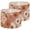 Color 2, variant on Linen Drum Lamp Shades Elegant Vintage Floral Muted Gold Coral Highlights 13" x 13" x 10" Lampshade for Table Lamps Floor Lamps Lamp Shade Replacement Easy Assembly Required