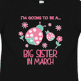 thumbnail image 4 of Inktastic I'm Going to Be a Big Sister in March Girls Toddler T-Shirt, 4 of 5