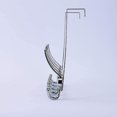 thumbnail image 5 of nipocaio 1pcs Heavy Duty Silver Bathroom Robe Hooks Over The Door Hooks Coat Rack For Hanging Clothes Hat Towel, 5 of 5
