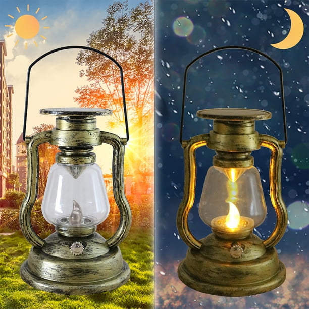 Lámpara de linternas de paisaje, luces solares colgantes para exteriores, luces solares colgantes para exteriores, linternas retro, innovación moderna