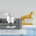thumbnail image 2 of Figura Decorativa De Caballo De Porcelana, Estatua, Escultura Animal, Adorno De Mesa, Figuras De Resina Grabadas Para Sala De Estar, Oficina, Armario, Chimenea, Decoración Del Hogar, 2 of 8