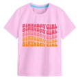 thumbnail image 4 of Hessimy Girls Ruffle Sleeve T Shirts Summer Short Sleeve Casual Cute Crewneck Tops Tees(Pink,5-6 Years), 4 of 4