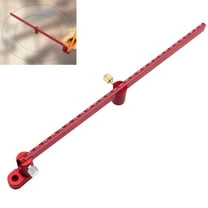 DEXIMRO 300mm Woodworking Compass Tool, Large Compass Woodworking Scribing Circle, Carpenter Compass Ruler Marking Gauge Circle Marking Tool for Engineer Carpenter (Red)