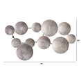 thumbnail image 2 of Nearly Natural 3' x 2' Metal Galvanized Textured Plates Wall Decoration, 2 of 4