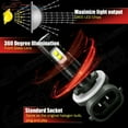 thumbnail image 5 of 880 881 899 LED Fog Driving Light Bulbs Conversion Kit 6000K Super White Lamp, 5 of 9