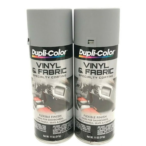 Dupli Color Vinyl & Fabric Automotive Touch-Up Paint, 11 oz, 2 Pack