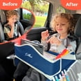 thumbnail image 3 of Bandeja de viaje PILLANI Kids para asiento de coche con juegos y bolígrafos para colorear, 3 of 5