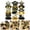 A, variant on 1pack Black Gold Graduation Honeycomb Centerpieces,3D Graduation Table Toppers Decorations, Congrats Grad Party Supplies for Graduation Party,Class of 2026