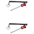 thumbnail image 4 of Transemion Universal Magnetic Weight Stack Pin for Versatile Fitness Training 8x125mm Red 2Set, 4 of 6