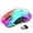 White, variant on Wireless Mouse, Customizable Mouse Shell, Rechargeable with 9-Color Backlight, 1400 DPI, 2.4G USB, 5 Buttons, Long Battery Life, Wide Compatibility for PC, Laptop, Mac, PS5, and Tablet(Pink)