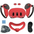 thumbnail image 1 of 7-in-1 VR Accessories Set for Meta Quest 3 – Silicone Front Shell Cover, Controller Grip Covers, Anti-Scratch Face Cover, Lens Protector Cover & More, 1 of 7