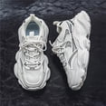 thumbnail image 5 of [Vintage-Inspired Chunky Sneakers] Vintage-Inspired Men's Chunky Sneakers - Lace-Up Casual for All Seasons Breathable Mesh,, 5 of 9