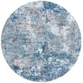 thumbnail image 2 of SAFAVIEH Aston Calanthia Abstract Area Rug, Navy/Gray, 6'7" x 6'7" Round, 2 of 10