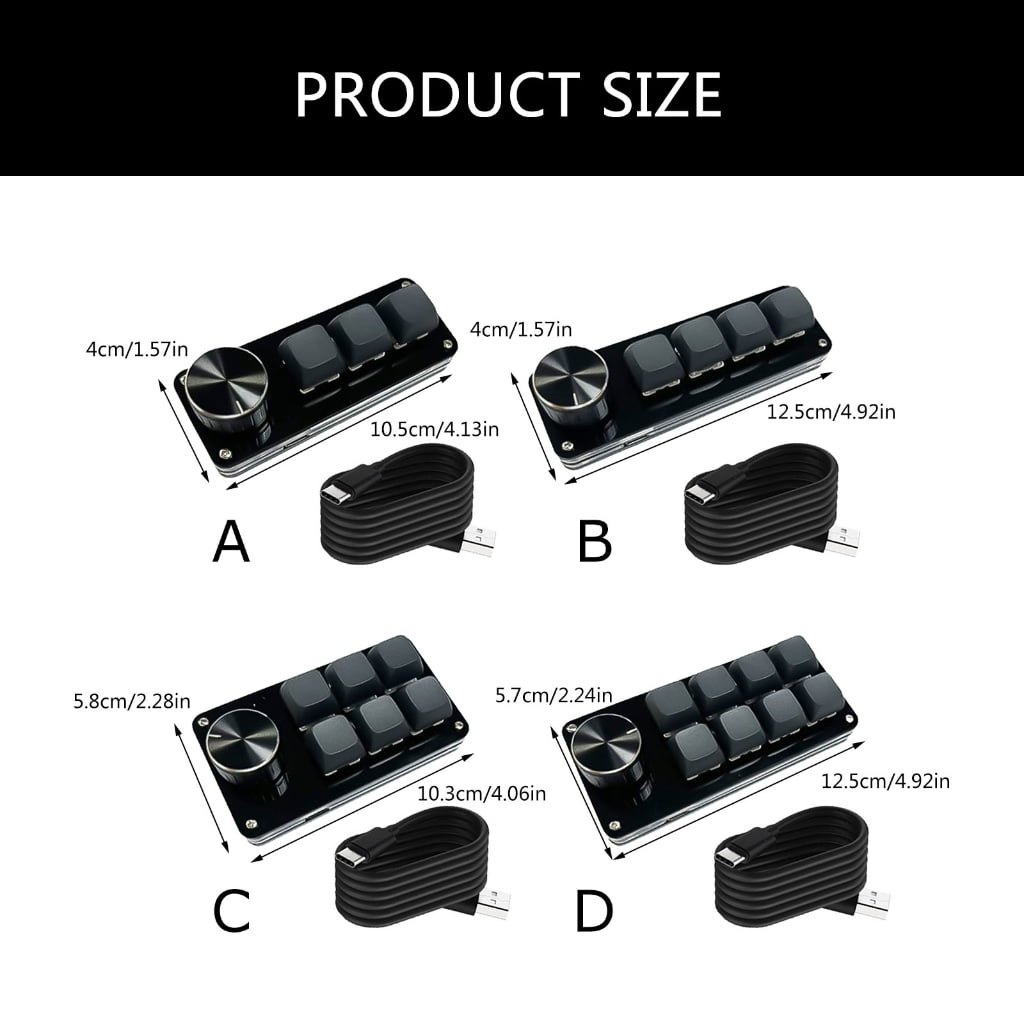 Programmable Keypad with Customizable Touch, Mechanical Switches, Perfectly for Gaming and Professional Use Keyboard