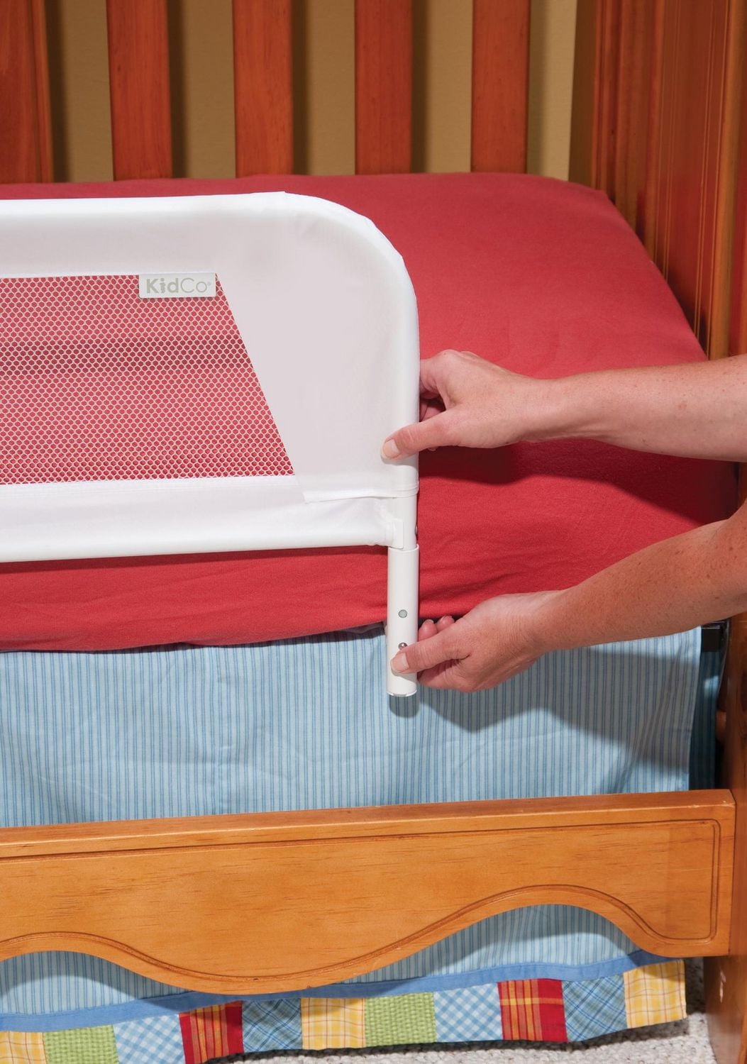 Barrière de lit de bébé convertible télescopique KidCoMD