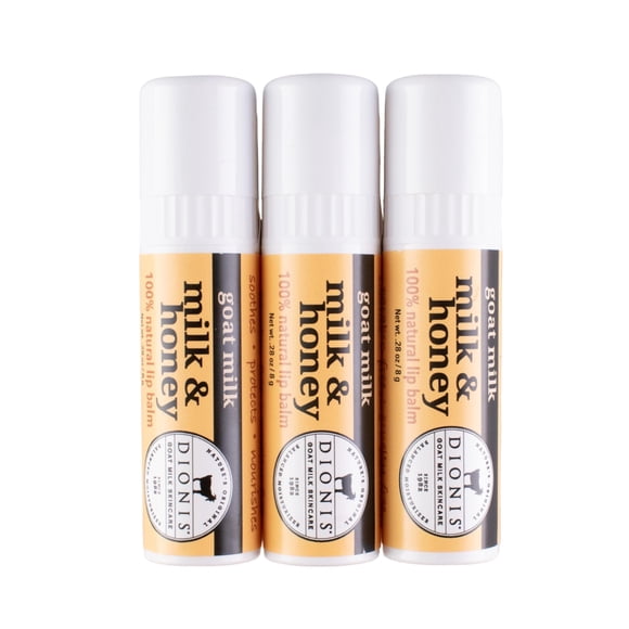 Set de regalo de bálsamo labial Dionis Goat Milk Skincare Milk & Honey